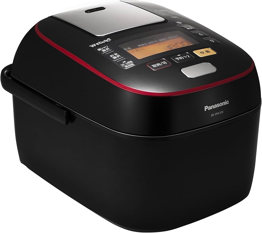 Amazon | パナソニック 5.5合 炊飯器 圧力IH式 Wおどり炊き ブラック