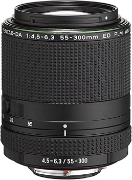 Amazon.com : Pentax HD DA 55-300mm f/4.5-6.3 ED PLM WR RE Lens