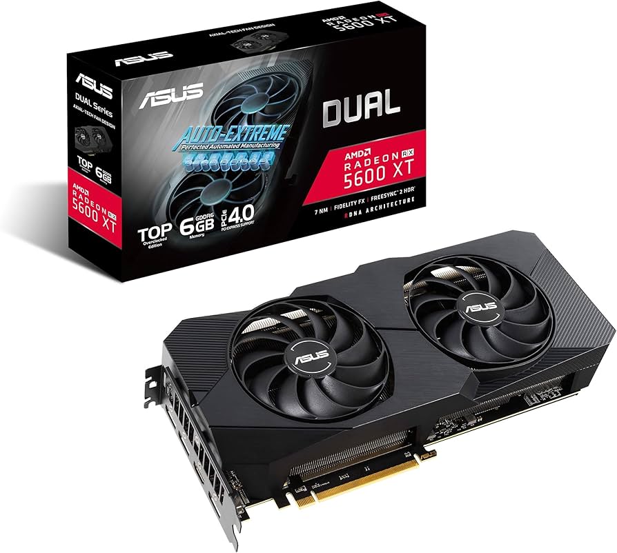 Amazon.com: ASUS Dual AMD Radeon RX 5600 XT EVO Top Edition Gaming