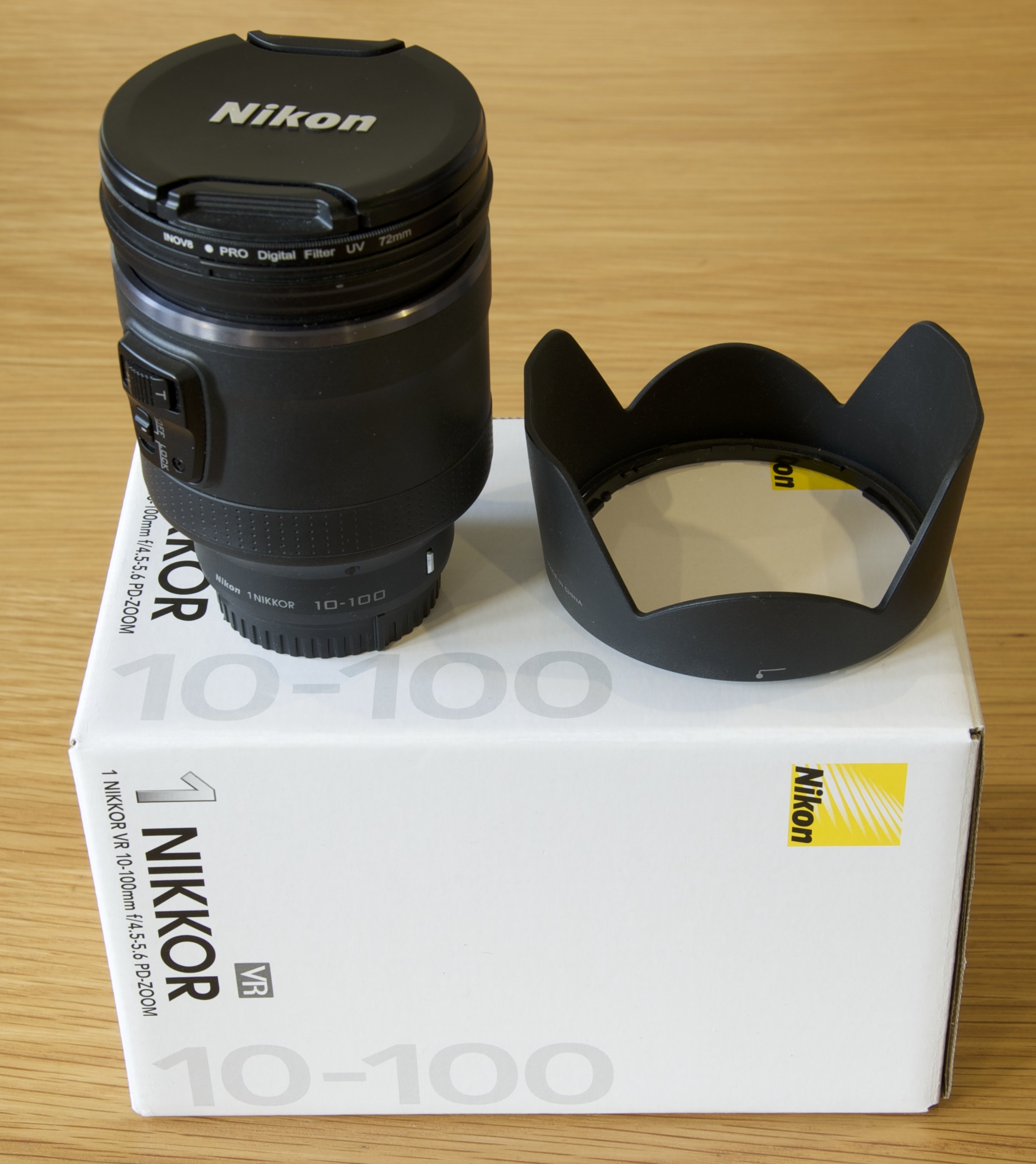 Amazon.com : Nikon 1 NIKKOR 10-100mm f/4.5-5.6 VR (Black) : Camera