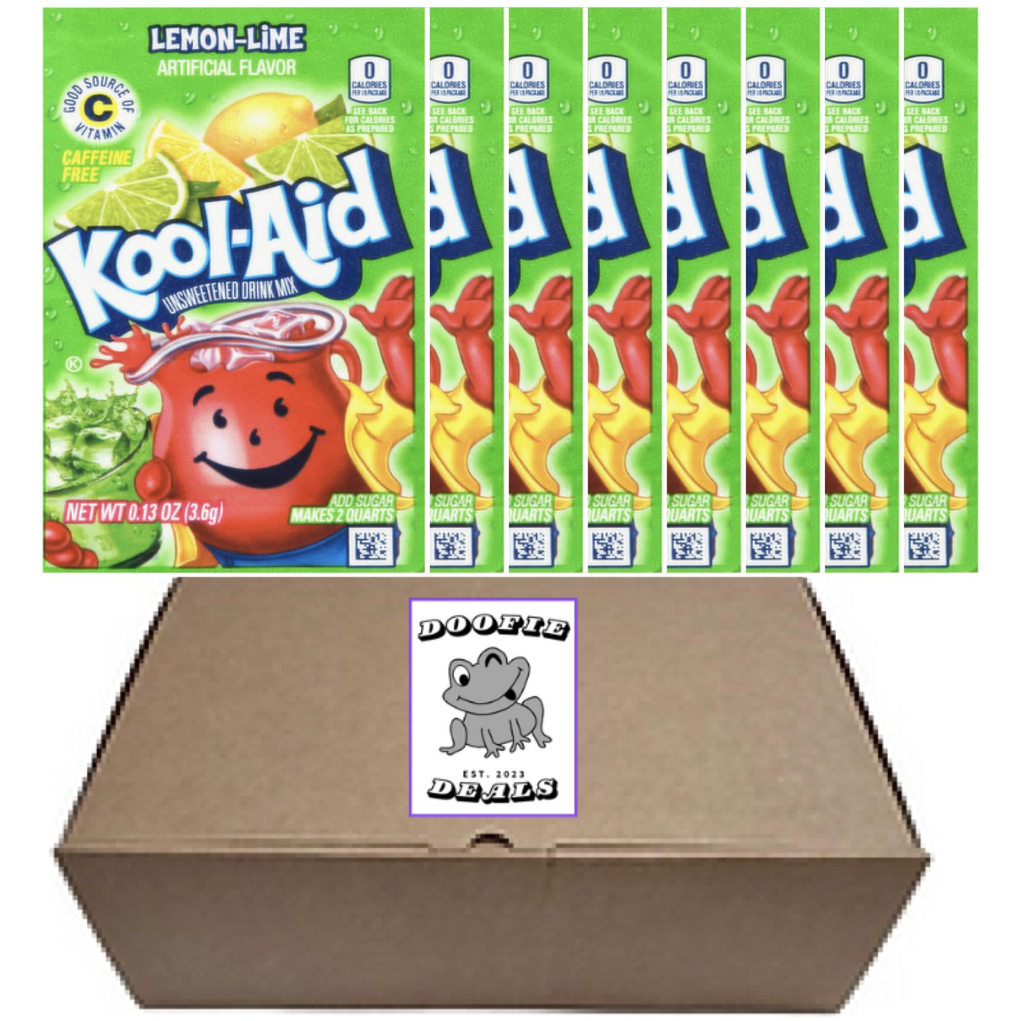 Amazon.com : Kool-Aid Drink Mix - 8 Packets (Lemon Lime) : Grocery