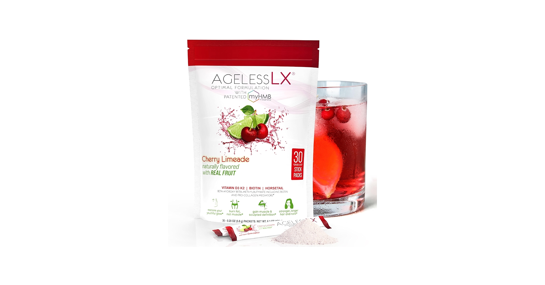 Amazon.com: AgelessLX Powder Supplement for Women - with HMB
