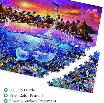 Amazon.co.jp: 500ピース ジグソーパズル ラッセン モルディブ