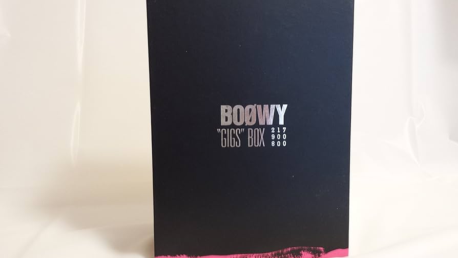 BOOWY】DVD 8枚セット 限定豪華BOX BOOWY DVD セット 8枚組 Amazon.co