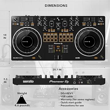 Amazon.com: Pioneer DDJ-REV1 Scratch-Style 2-Channel DJ Controller