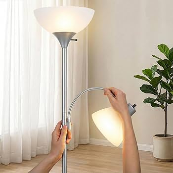 Brightech Sky Dome Plus LED Floor lamp, Torchiere Super Bright