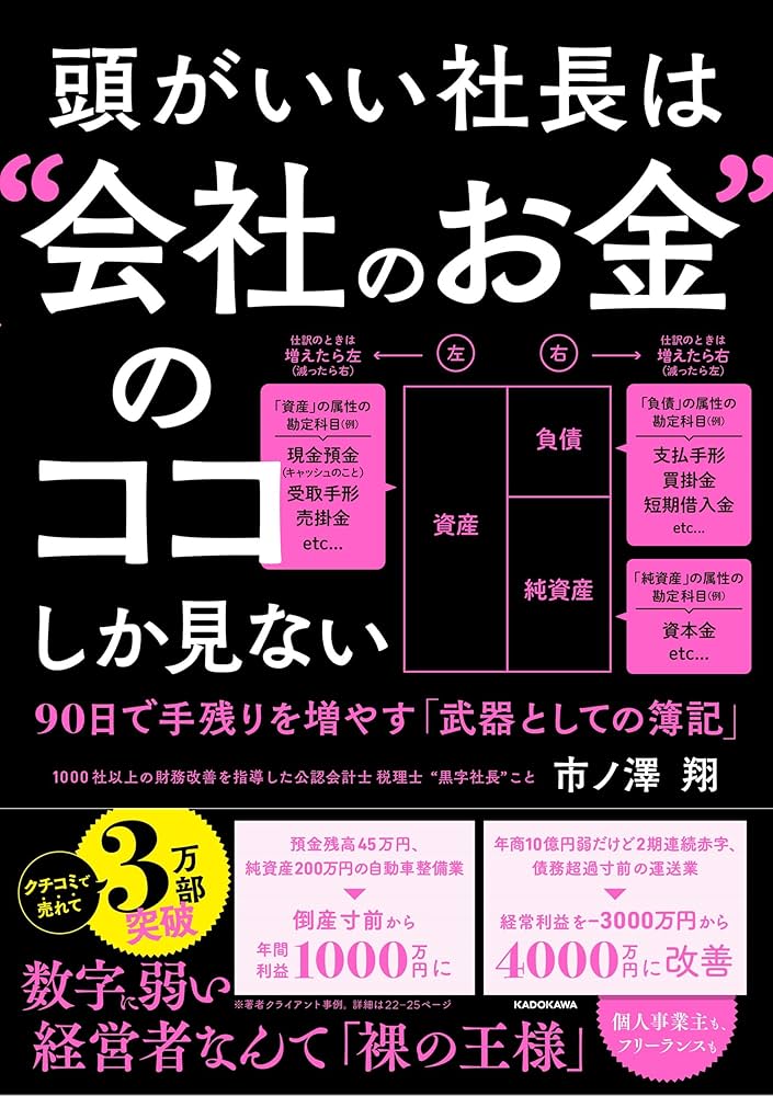 頭がいい社長は“会社のお金”のココしか見ない 90日で手残りを増やす