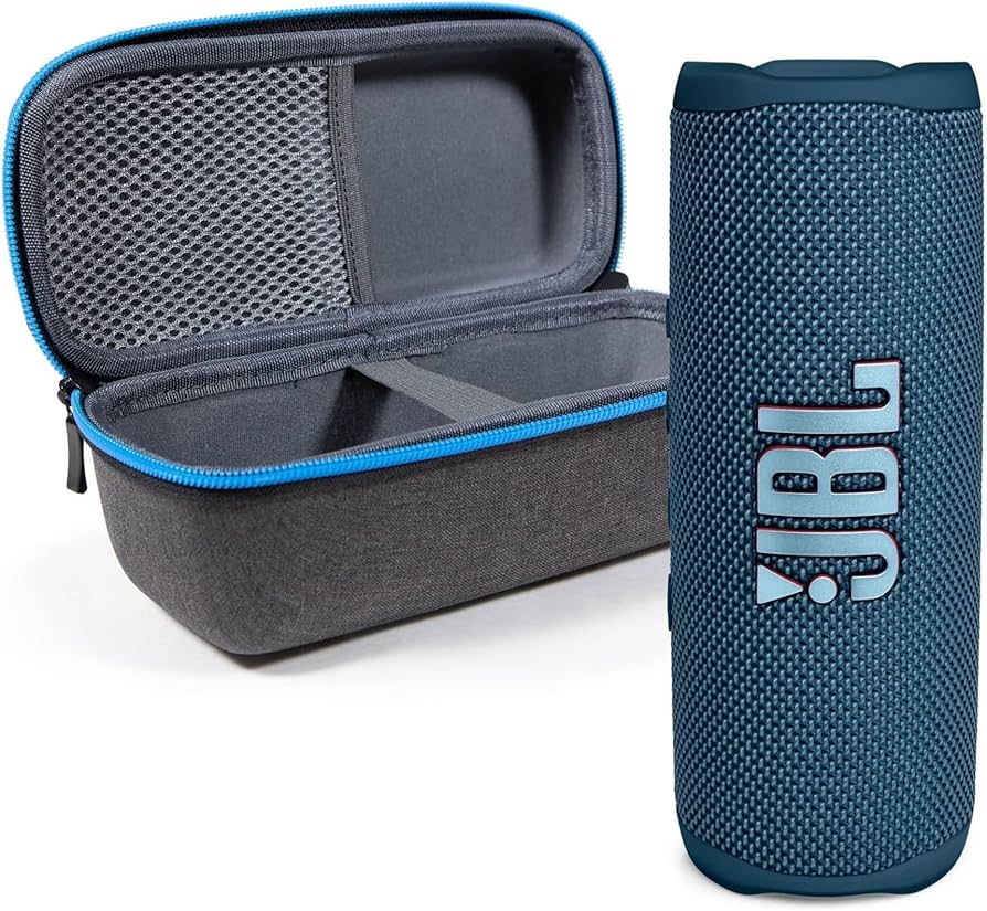 Amazon.com: JBL Flip 6 (Blue) + Bundle with divvi! Protective