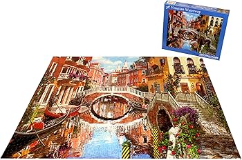 Amazon.co.jp: ベネチア運河ジグソーパズル 1000ピース : おもちゃ