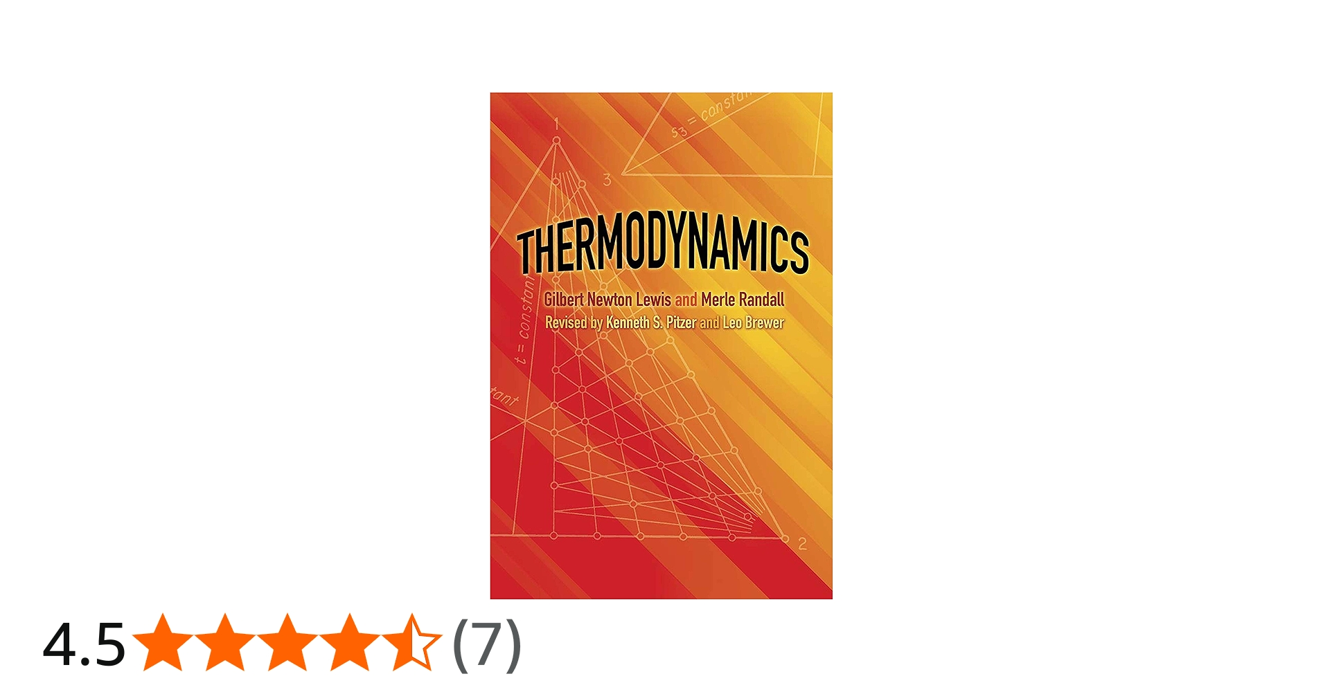 Buy Thermodynamics: Expanded Edition (Dover Books on Chemistry