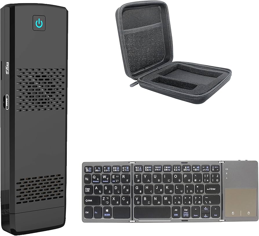Amazon.co.jp: ミニPCセット タッチパッド付キーボード付属 Windows10