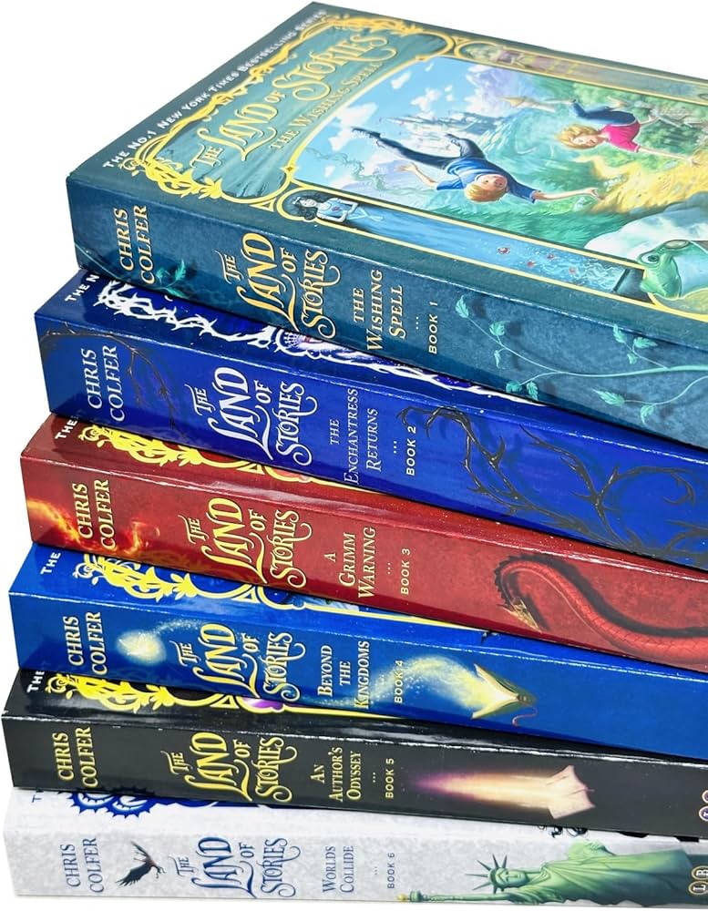Chris Colfer the land of stories series complete collection box