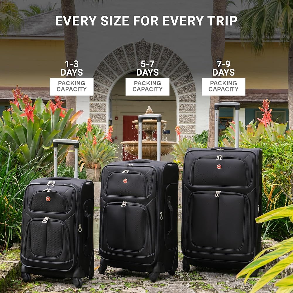 Amazon.com | SwissGear Sion Softside Expandable Luggage – Medium