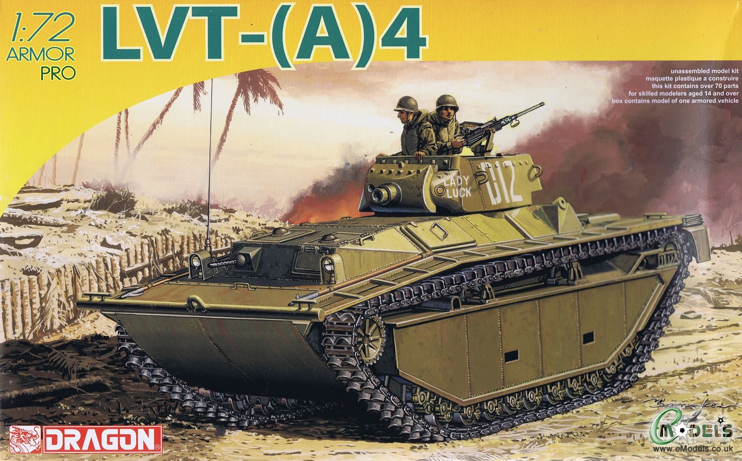 Amazon | ドラゴン 1/72 第二次世界大戦 アメリカ軍 水陸両用装軌車