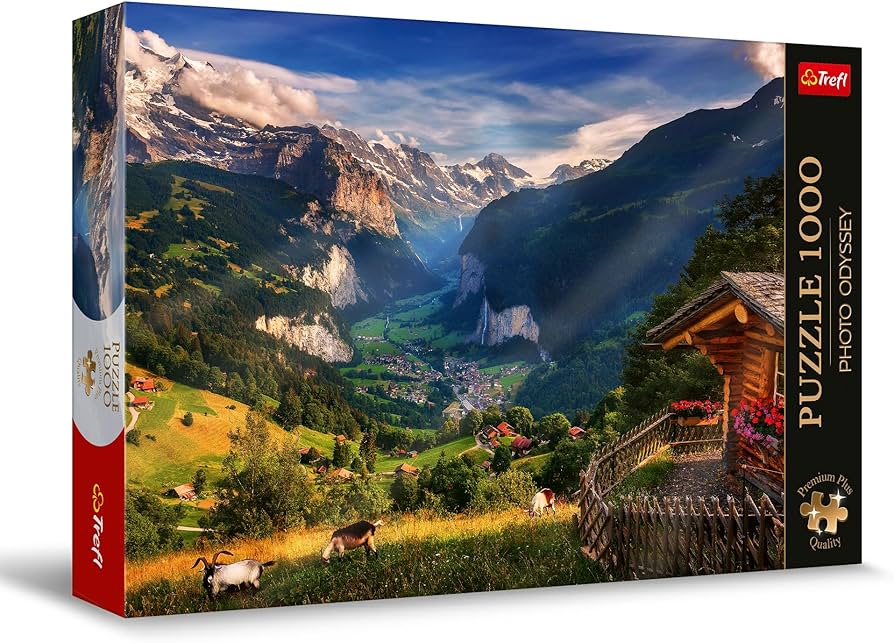 Amazon.com: Trefl Lauterbrunnen Valley, Switzerland 1000 Jigsaw