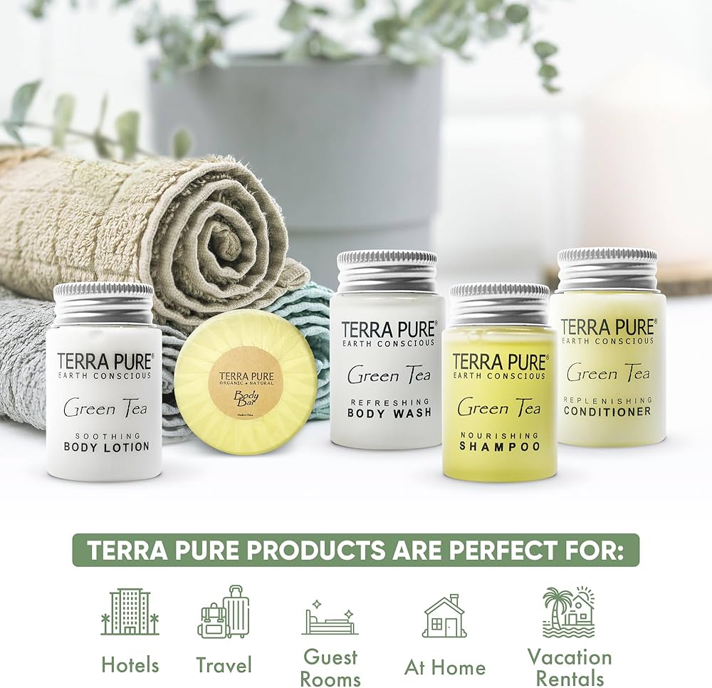 Amazon.com : Terra Pure Hotel Soaps and Toiletries Bulk Set | 1