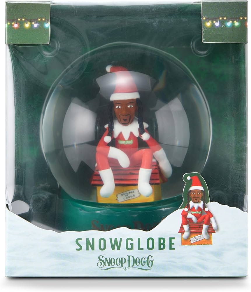 Snoop Dogg Snoop on The Stoop Snow Globe, Christmas Decorations