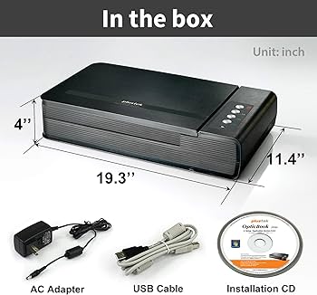 Amazon | Plustek OpticBook 4900 スキャナー ブックメーカー付き