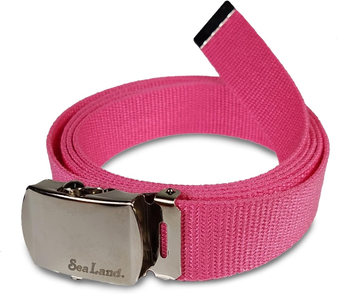 Amazon | [シーランド] ガチャ ベルト （GIベルト） 幅25mm【ピンク