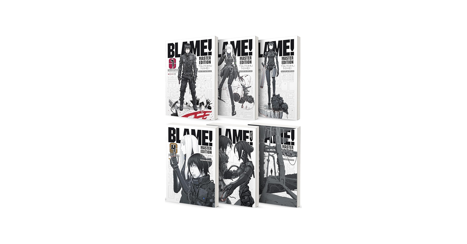 BLAME! Manga Vol 1-6 Complete Master Edition 6-book Set by Tsutomu