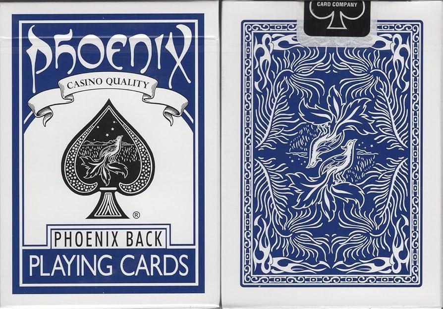 Phoenix Playing Cards USPCC - Blue & Red (Blue) : Amazon.com.au