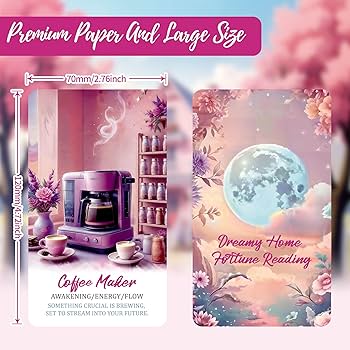 Amazon.co.jp: PERBDEAL Dreamy Home Fortune Reading Oracleカード