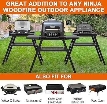 Amazon.com : Adjustable Grill Stand for Ninja Outdoor Woodfire