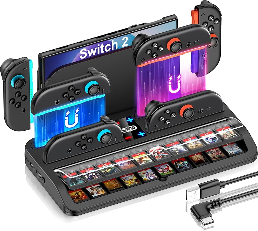 Amazon.co.jp: Switch2充電スタンド【Switch 2対応充電収納一体型