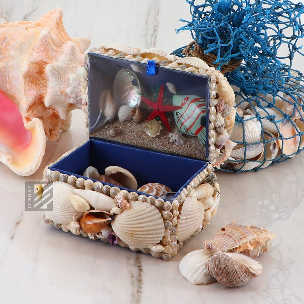 Amazon.co.jp: Li'Shay 貝殻の宝箱 海の風景 LSJB0094IN : ホーム
