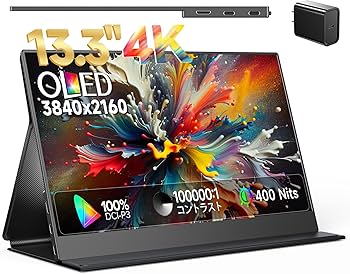 Amazon.co.jp: UPERFECT モバイルモニター 4K 有機EL (OLED)パネル搭載