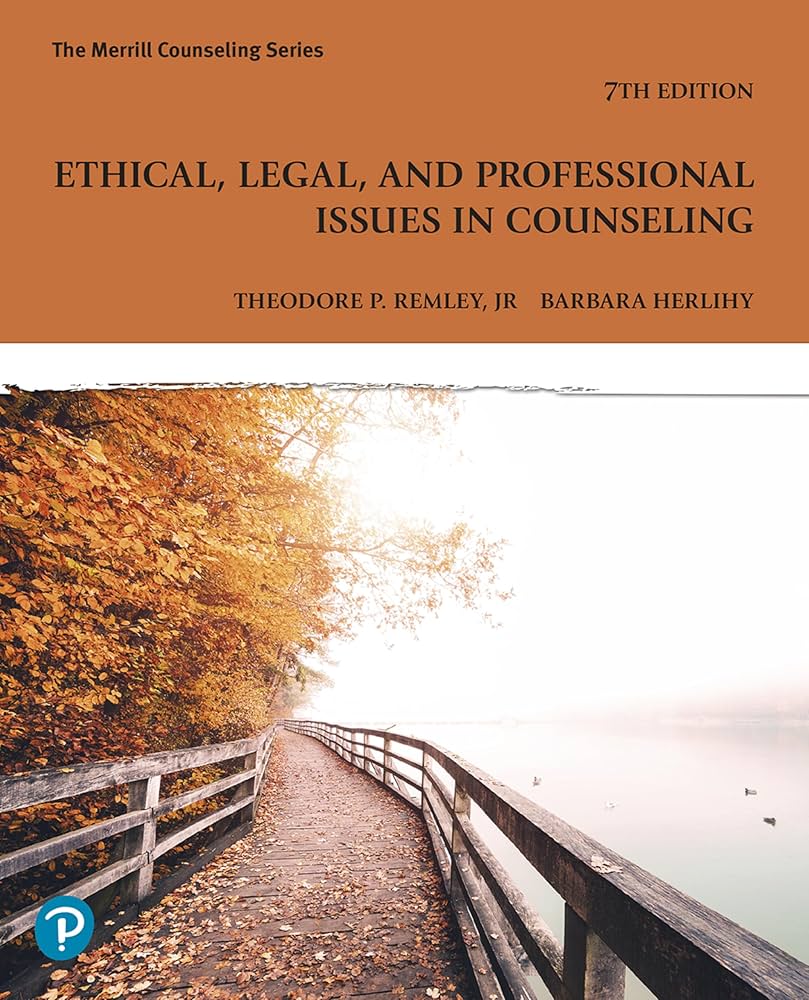 Amazon.com: Ethical, Legal, and Professional Issues in Counseling
