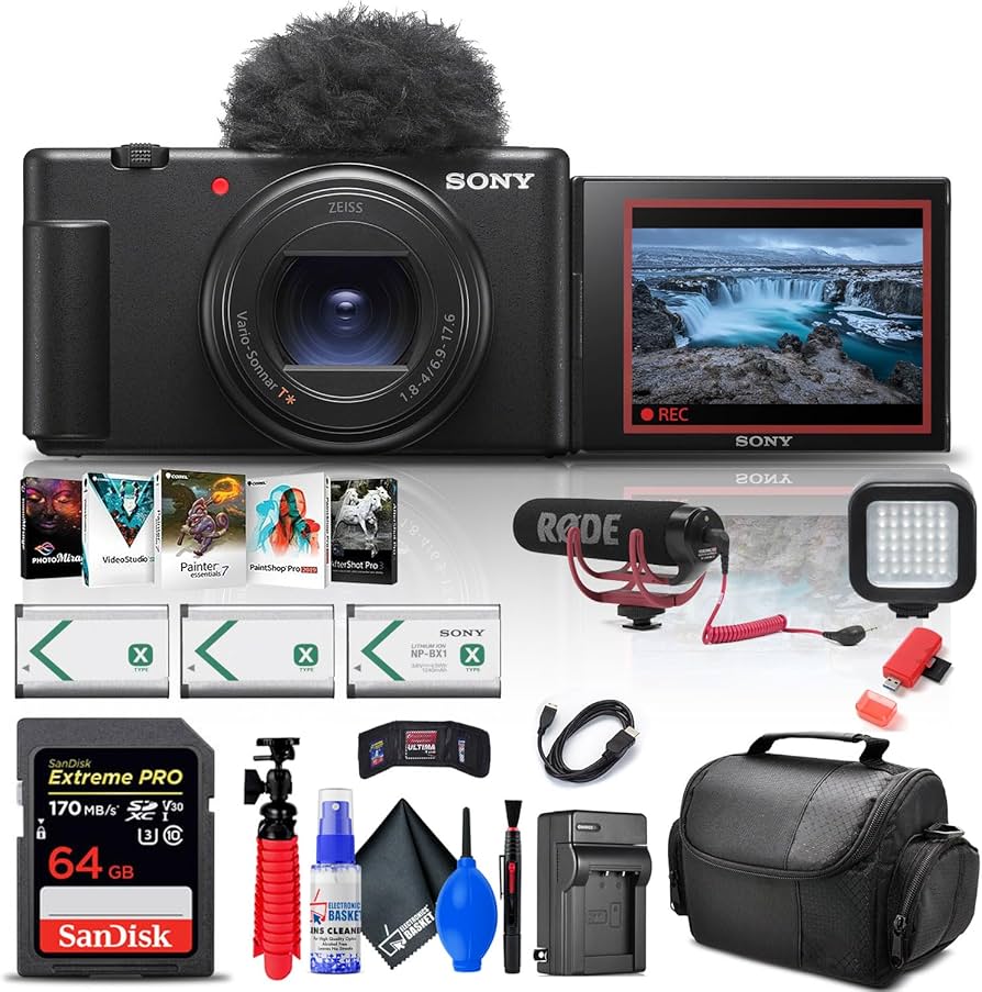 Amazon.com : Sony ZV-1 II Vlog Camera for Content Creators and
