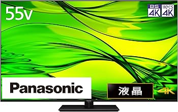 Amazon | パナソニック 55V型 4Kダブルチューナー内蔵 液晶 テレビ TH