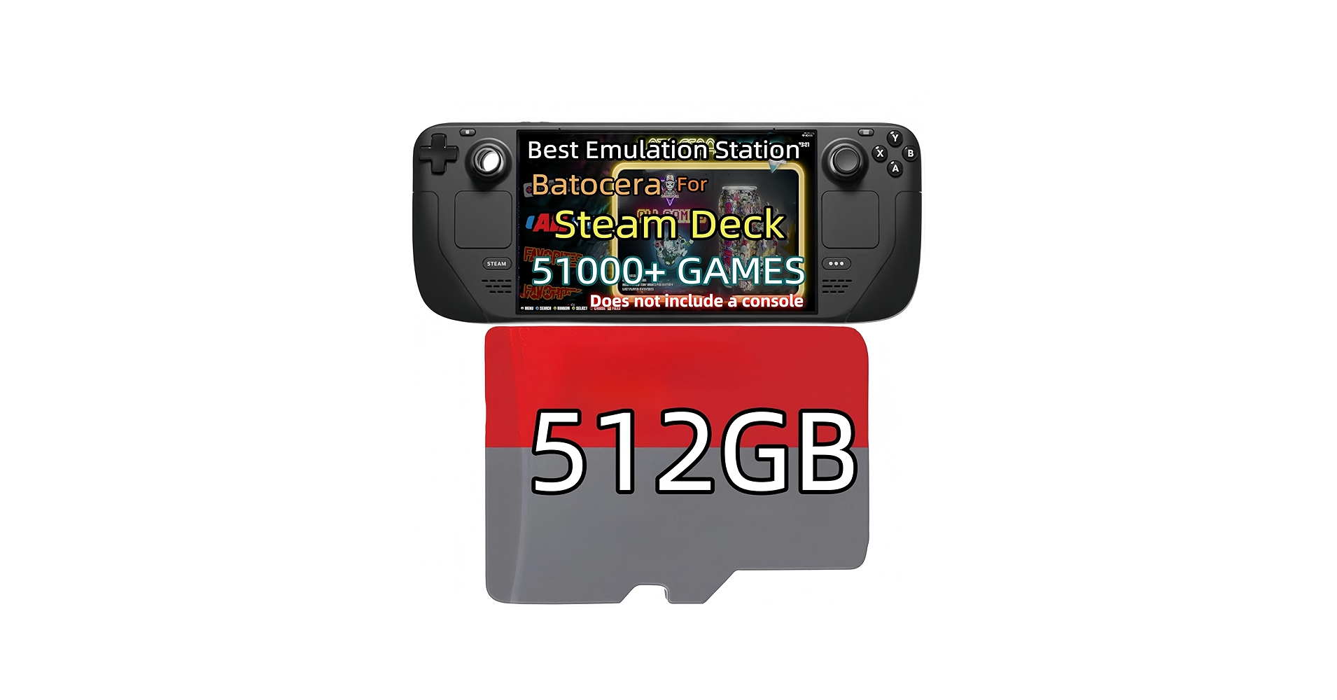 Amazon | 512GB マイクロSDカード Steamデッキ用 (OLEDバージョン対応