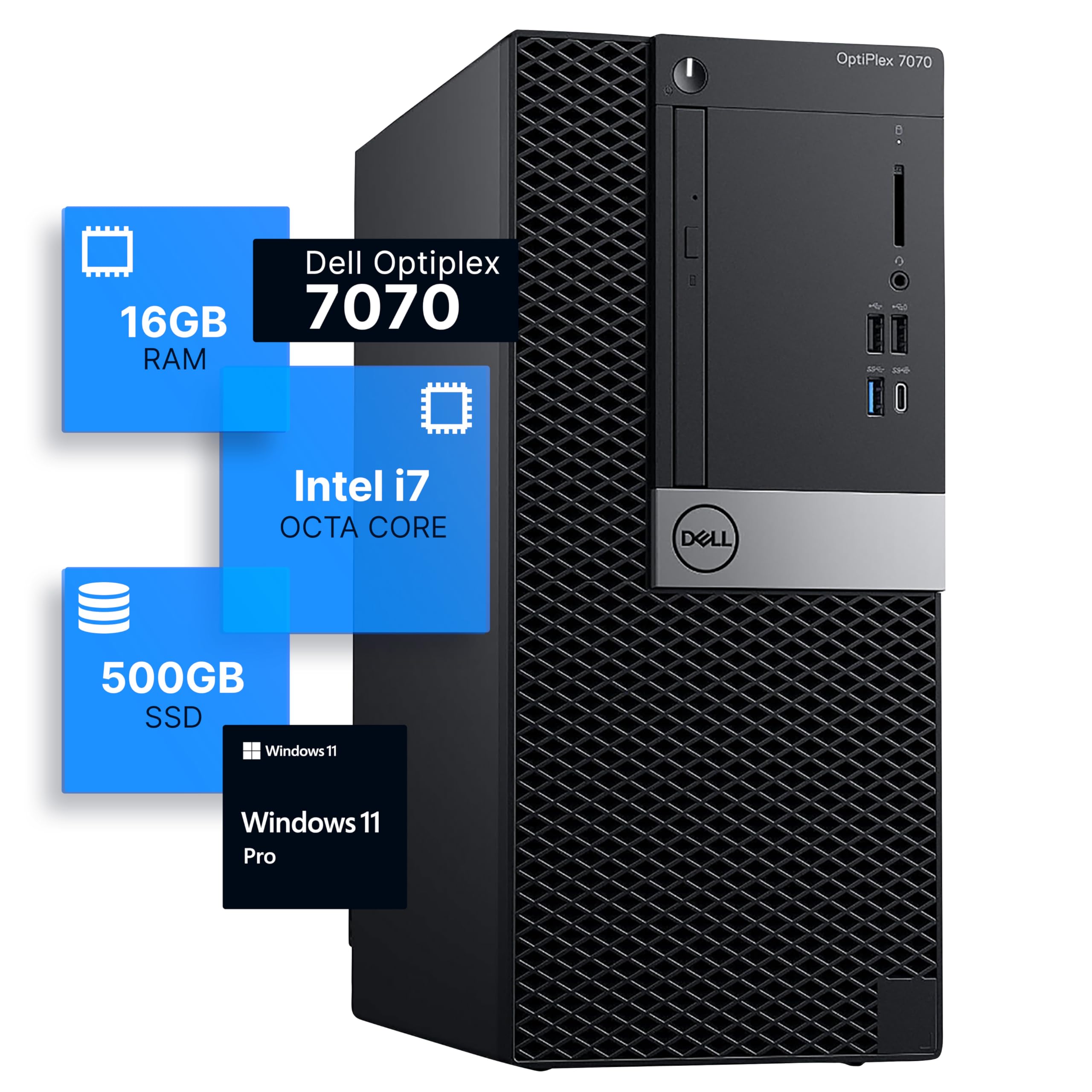 Amazon.com: Dell Optiplex 7070 Tower Desktop Computer | Intel i7