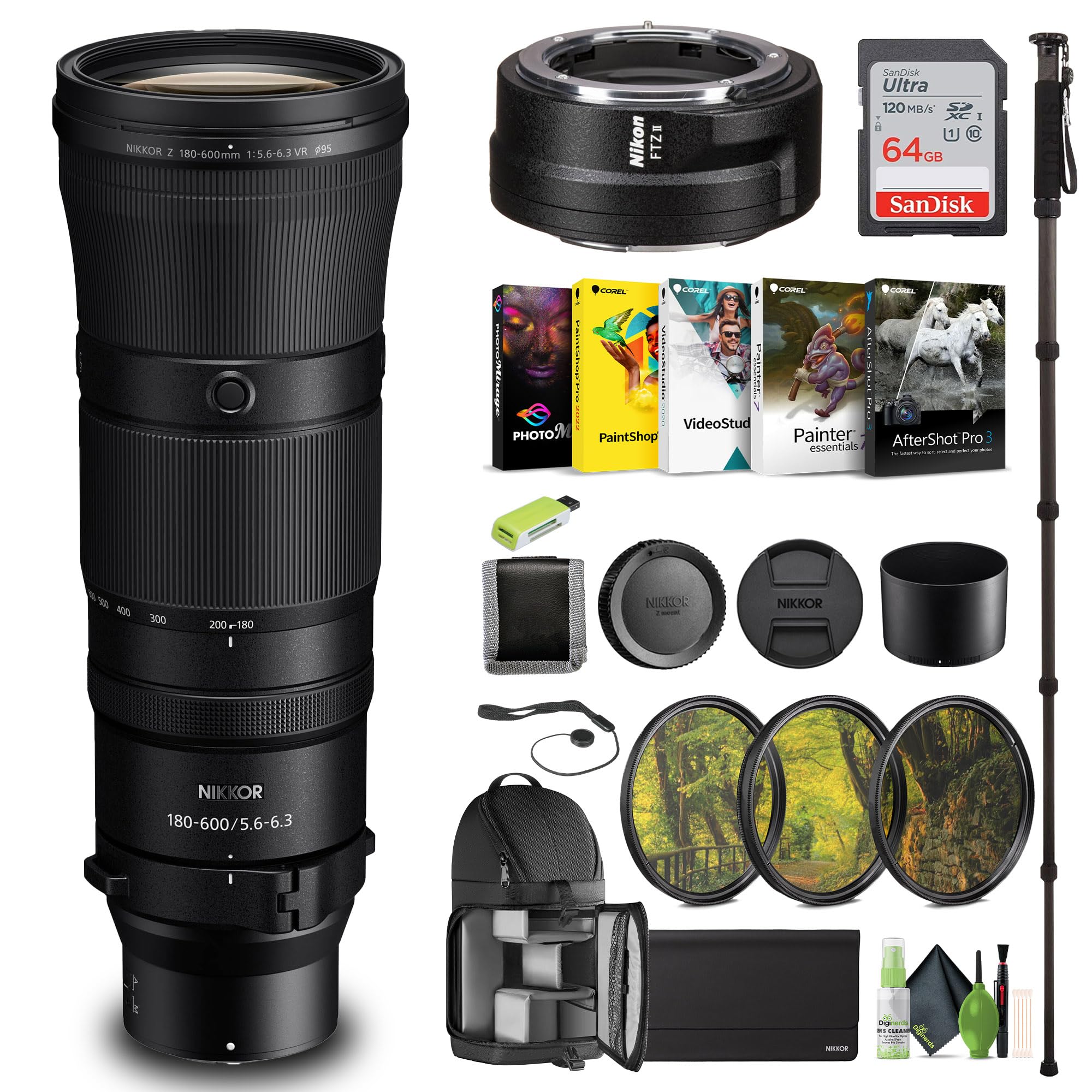 Amazon.com: Nikon NIKKOR Z 180-600mm f/5.6-6.3 VR Lens (Nikon Z