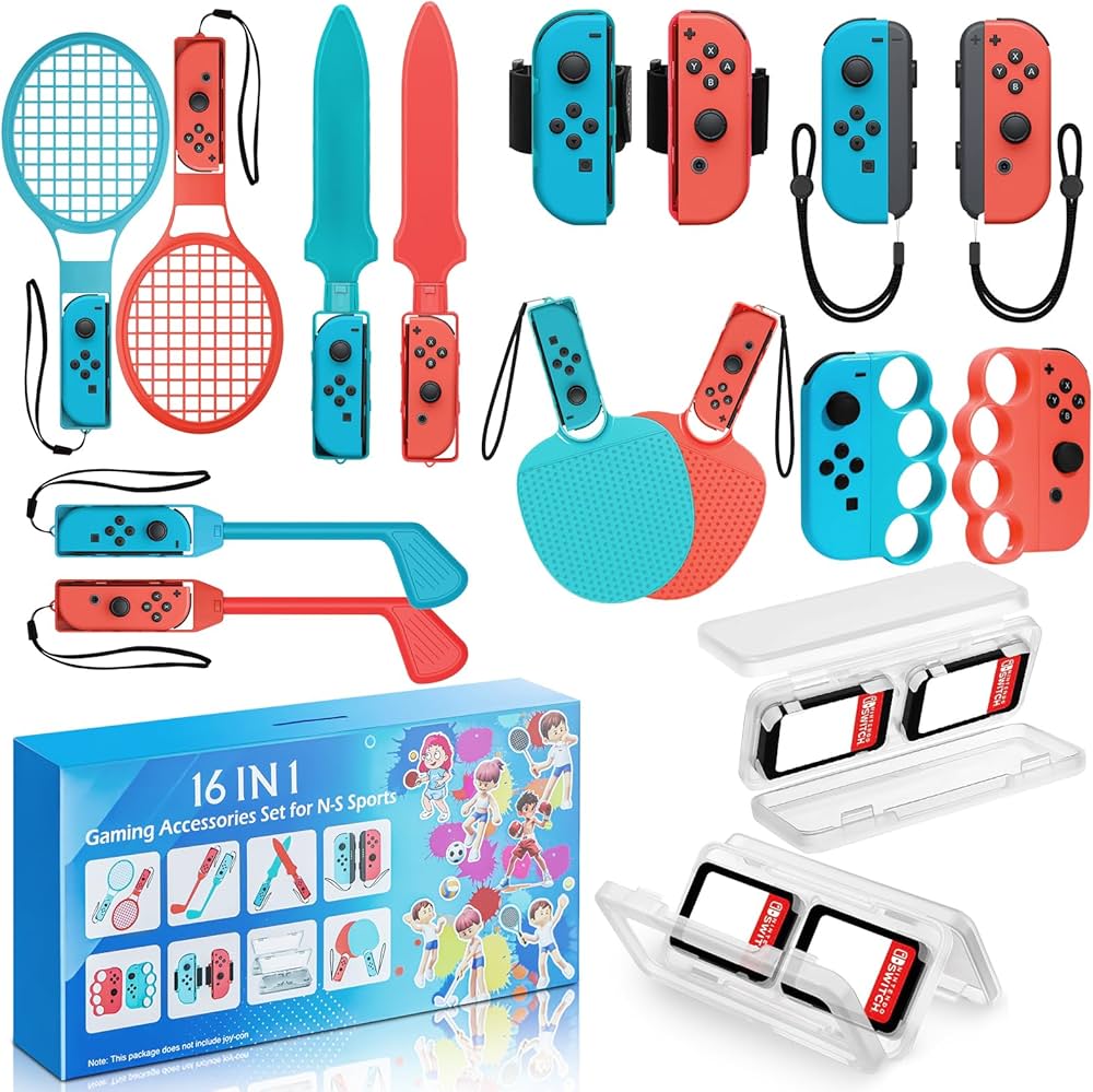 Amazon.com: BRHE Nintendo Switch Sports Accessories 16 in 1