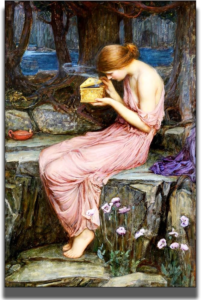 Amazon.com: John William Waterhouse Prints - Psyche Opens The