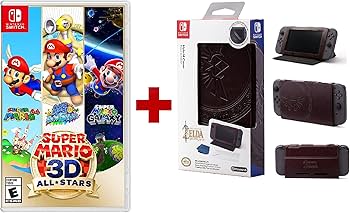 Amazon.com: Revolt Gamer Nintendo Switch Super Mario 3D All-Stars