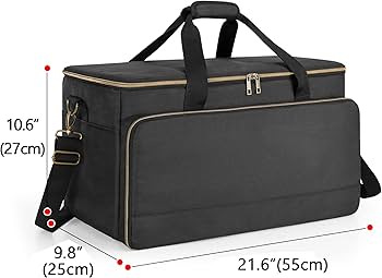 Amazon.com: Trunab Large Travel DJ Cable File Bag with Inner