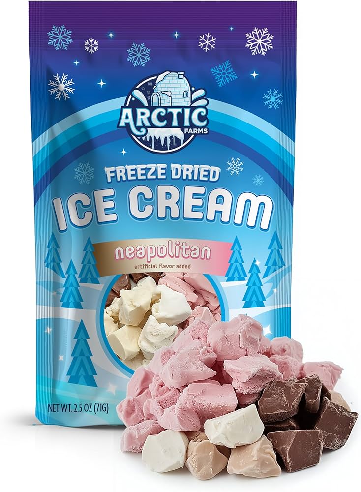 Amazon.com: Arctic Farms Freeze Dried Ice Cream Bits Bagged and