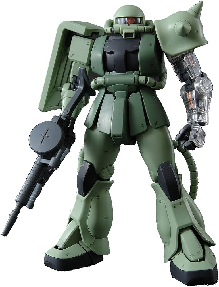 Amazon | MG 1/100 MS-06J ザクII Ver.2.0 (限定クリアパーツ付き