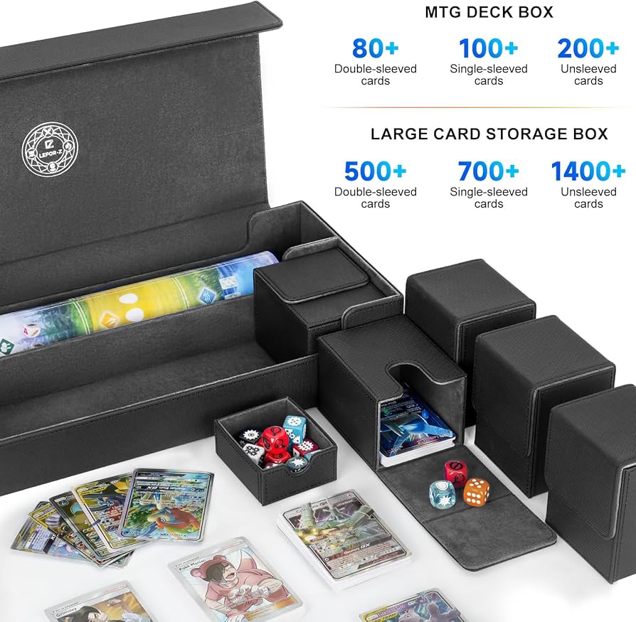 Amazon.com: LEFOR·Z 6 in1 Card Deck Box Set,X-Large Premium