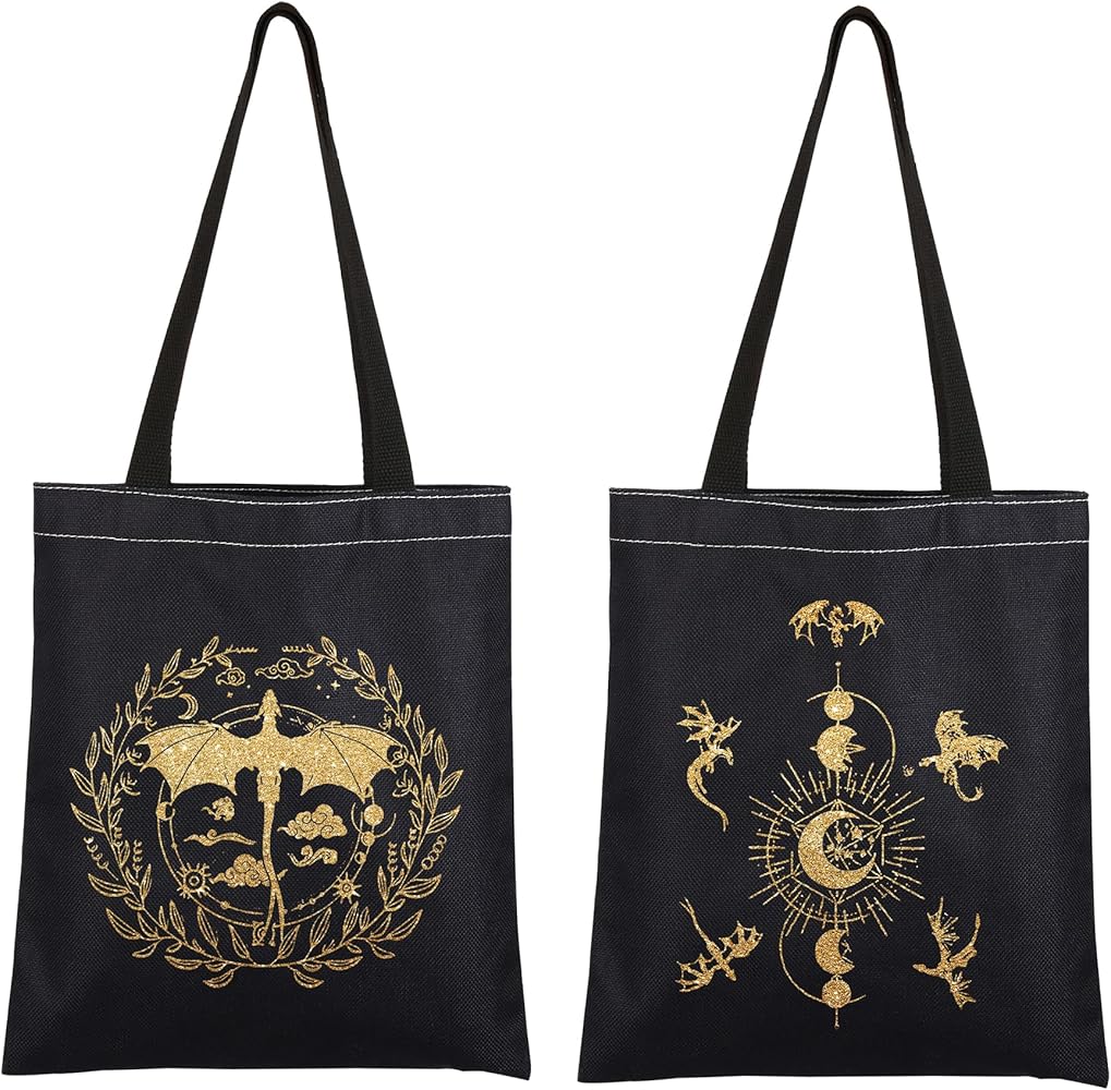 Amazon.com: CMNIM Fanstay Book Lover Tote Bag Dragon Series Merch