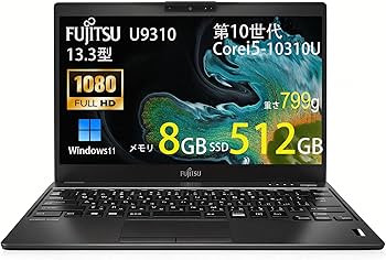 Amazon.co.jp: 富士通ノートパソコン 軽量798g lifebook U9310 office