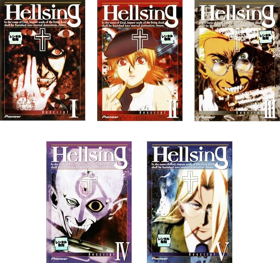 Amazon.co.jp: Hellsing ヘルシング TV版 [レンタル落ち] 全5巻セット