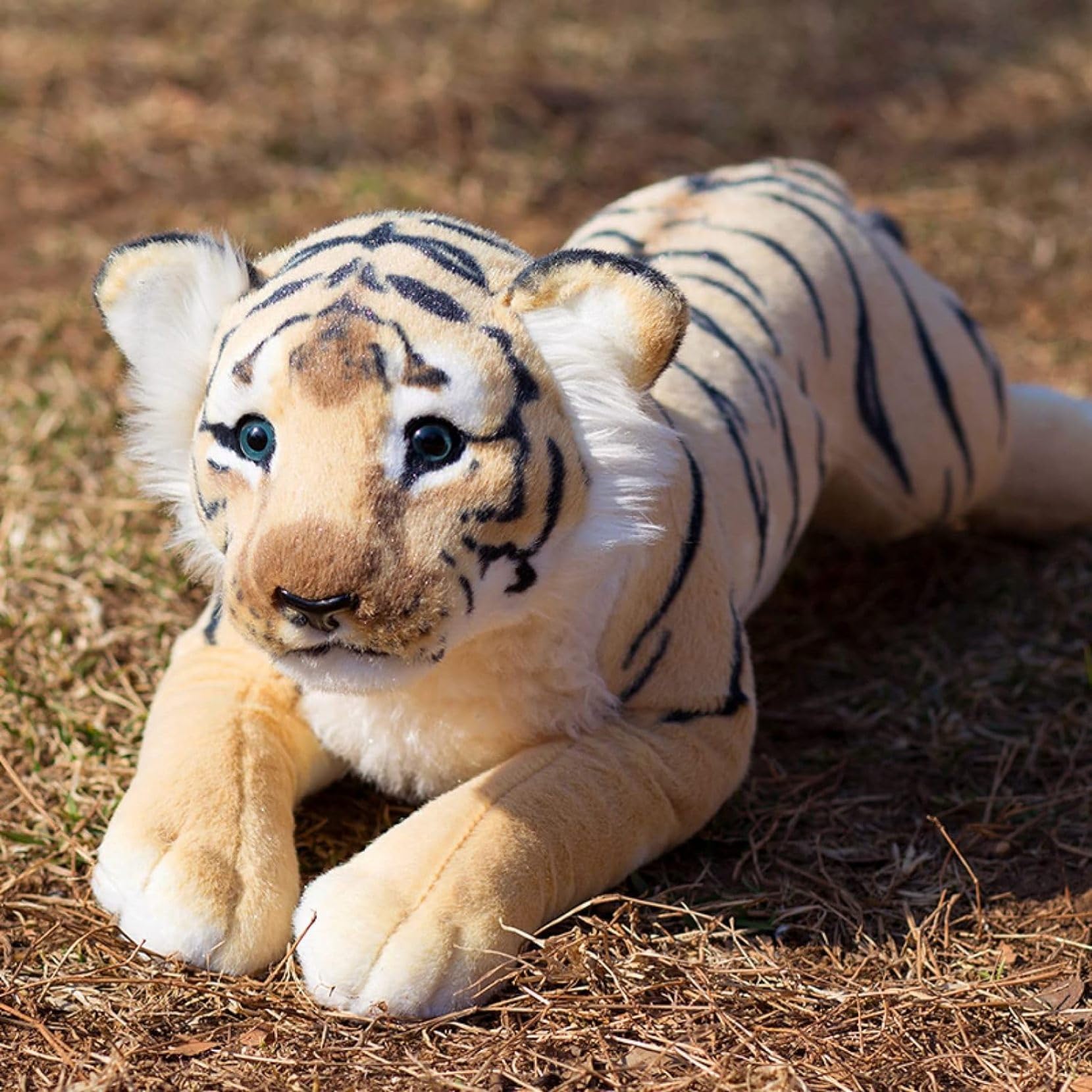 Amazon.co.jp: リアル 動物ぬいぐるみ スタイル 虎ぬいぐるみ トラ