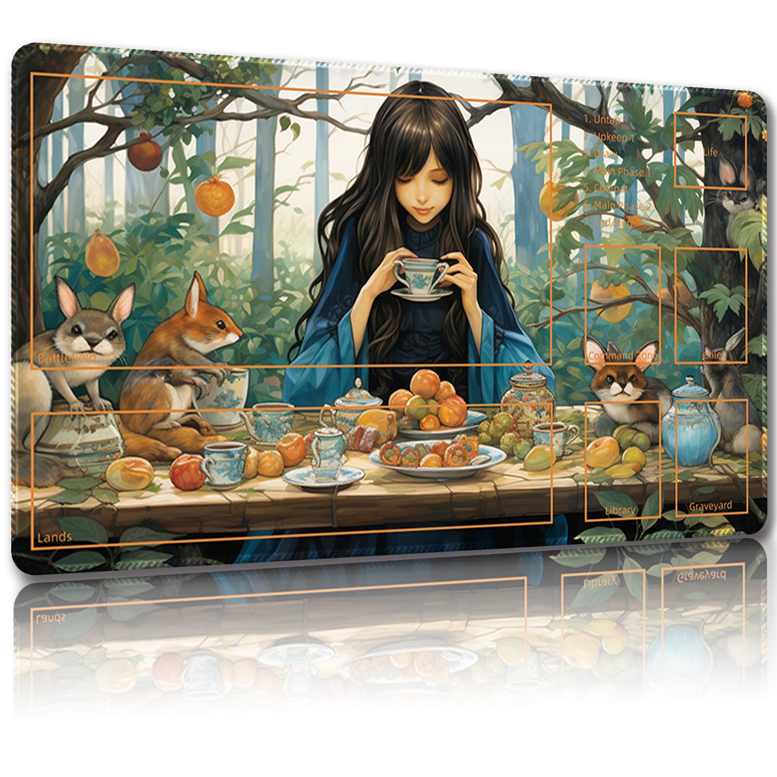 Amazon.co.jp: Malqiqi MTGプレイマット 無料収納バッグ付き - MTG