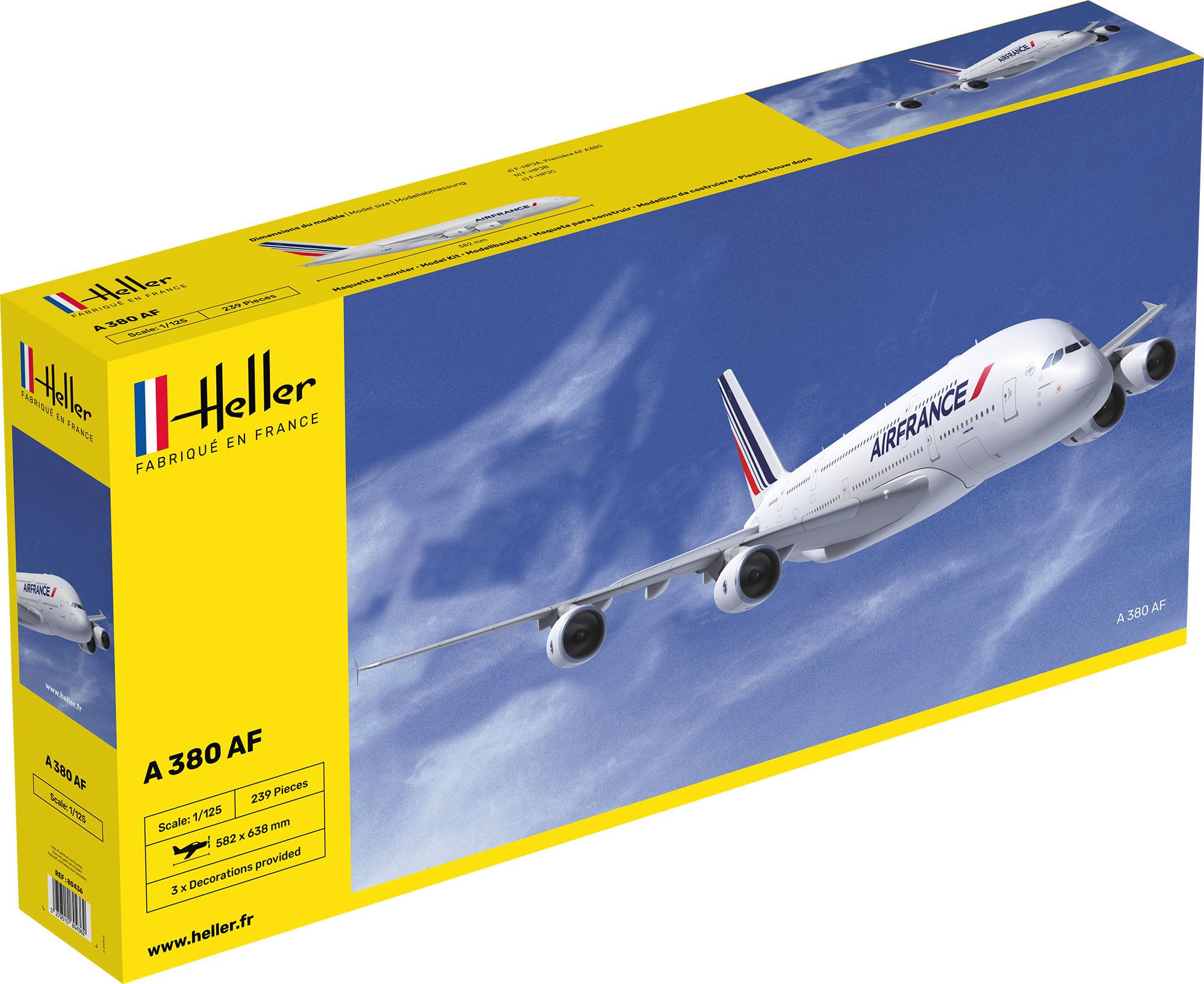 Amazon | 1/125 エアバス A380 エールフランス プラモデル