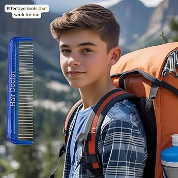 Amazon | The Hair Doctor メンズ 回転歯 ヘアコーム (オーシャン